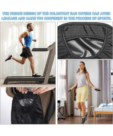 6 Pcs Waterproof Ostomy Bag Covers - Lightweight & Stretchy Colostomy Bags Protective Wrap with Opening for Ileostomy Care - Buy Online on GoSupps.com