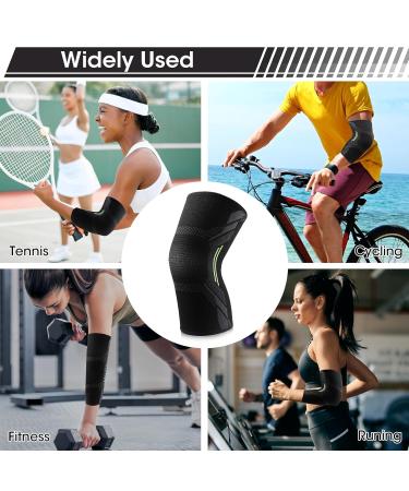 GlasFlength 1 Piece Tendonitis Elbow Support Compression Arm Sleeve Suitable for Men and Women Elbow Splint for Epicondylitis - Buy Online on GoSupps.com