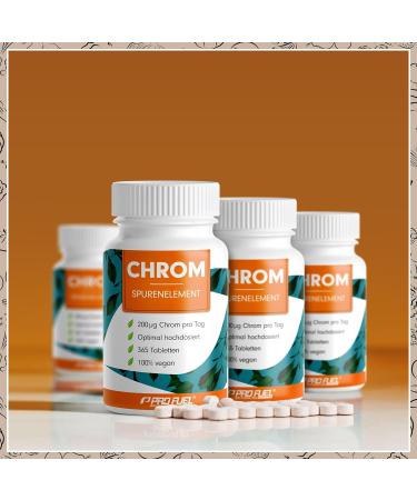 High-Dose Chromium Picolinate Tablets - 200 mg 1095x Formula for Blood Sugar Support - 365 Tablets - Buy Online on GoSupps.com