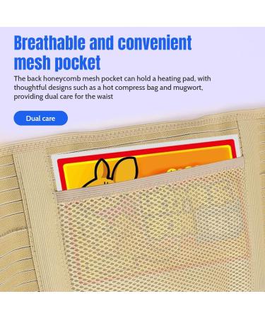 Back Brace Back Braces for Lower Back Pain Relief Breathable Back Support Belt Adjustable Lumbar Support Belt Reinforced Bones Back Pain Belt Xl - Buy Online on GoSupps.com