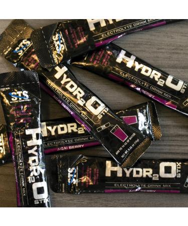 STS Hydro Stix Acai Berry Electrolyte Powder Packets - 10 Single Serve (16g) | Hydration Boost for International Shipping - Buy Online on GoSupps.com