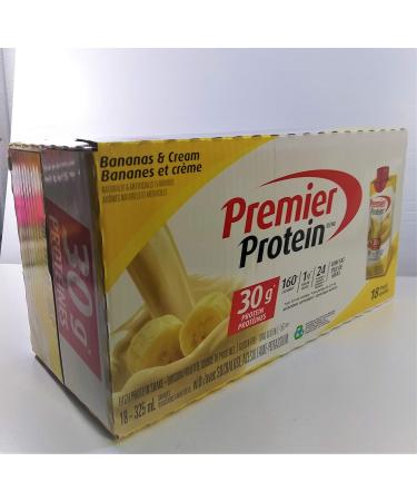 Premier Protein Shakes Bananas and Cream 18 Pack - Buy Online on GoSupps.com
