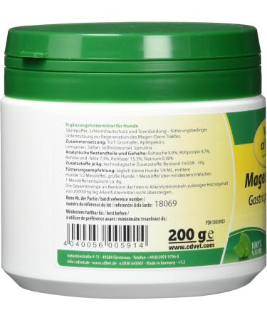 cdVet Stomach Protection 200g - Enhance Stomach & Intestinal Health for Dogs & Cats - Premium Powder Formula - Buy Online on GoSupps.com