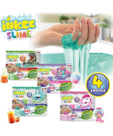 INKEE Bath Slime Mini 4-Pack | 4x 20g Vitamin E & Aroma Slime Powder for Relaxing Baths - Shop Now! - Buy Online on GoSupps.com