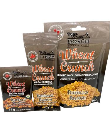 Wheat Crunch (Buffalo Ranch Organic Vegan Nut Free Snack 160g Pkg 12) Buffalo Ranch 160 g (Pack of 12) - Buy Online on GoSupps.com