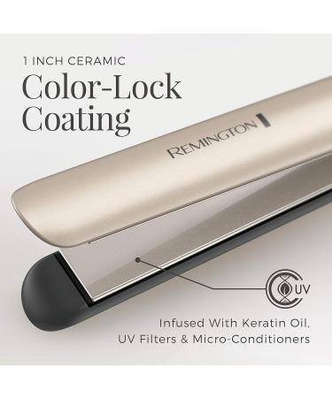 Remington S8A900 Pro 1 Flat Iron Color Care Heat Control Protects Color Treated Hair Ceramic Plates International Shipping - Buy Online on GoSupps.com