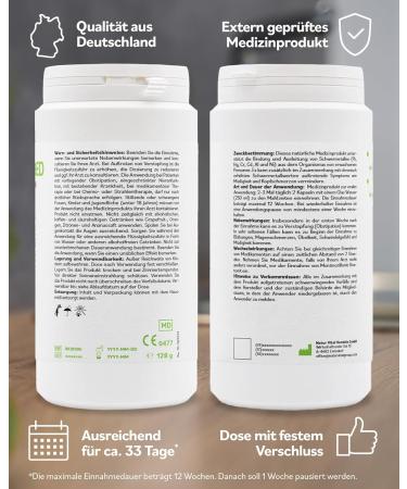 Bentonite MED Detox Capsules 200 - Pharmaceutical Quality Intestinal Cleansing & Heavy Metal Detox with Montmorillonite - Miron Violet Glass Packaging - 100% Natural Healing Clay - Buy Online on GoSupps.com