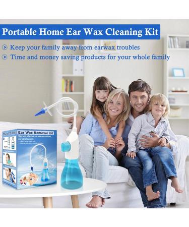 Buy Safe & Effective Ear Wax Removal Kit - Manual Ear Irrigation Flushing System for Adults Kids & Elders | Home Ear Cleaner - No Doctor Visit Required - Buy Online on GoSupps.com