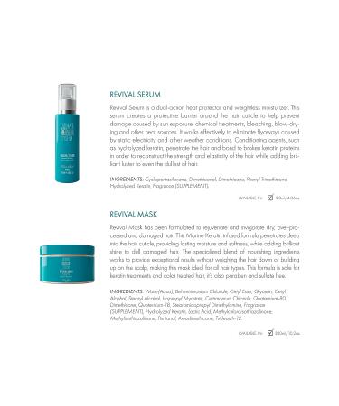 Hair Bar NYC Ultimate Hair Repair System Revival Hair Mask - Marine Keratin & Biotin Infused 10.2oz - Buy Online on GoSupps.com