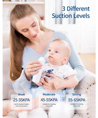 Electric Baby Nasal Aspirator | Rechargeable | 3 Levels Suction | Music & Light Soothing | KA 1005 - Buy Online on GoSupps.com
