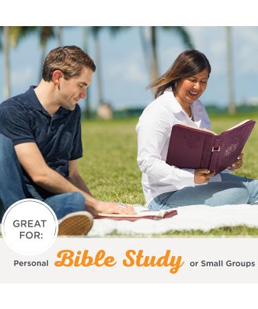 Christian Art Gifts Bible Cover for Women - Walk by Faith 2 Corinthians 5:7 Synthetic Leather Zip Closure Medium Chestnut Brown - Buy Online on GoSupps.com