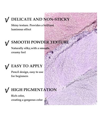 Boobeen 3PCS Cream Eyeshadow Pencil Crayon - Waterproof Shimmer Stick for Glitter Eye Makeup - Easy Application A03 0.35oz - Buy Online on GoSupps.com