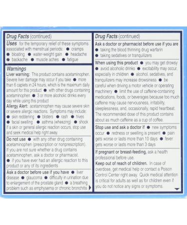 Midol Complete Acetaminophen Caplets - 3 Pack - Buy Online on GoSupps.com