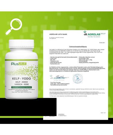 Plusvive - Pack of 365 iodine tablets extracted from kelp 150 mcg - Buy Online on GoSupps.com