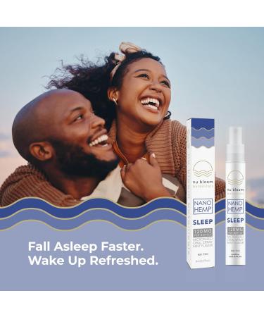 Nu Bloom Fast-Acting Sleep Spray Natural Sleep Spray for Adults with Melatonin L-Theanine Hemp and Valerian Root Oral Sleep Aid 8 mL (20 Servings) Made in USA - Buy Online on GoSupps.com
