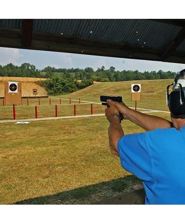 7 inch Adhesive Shooting Targets - 60 Pack - Reactive Self Stick Splatter Paper for Gun, Rifle, Pistol, Airsoft - Shooting Range Practice - Buy Online on GoSupps.com