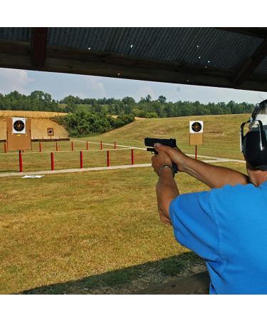 12-Inch Adhesive Shooting Targets - Reactive Self Stick Splatter Paper - 20 Pack - Buy Online on GoSupps.com