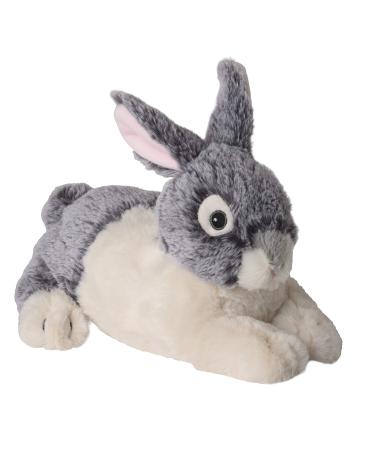 Warmies Heat Cushion/Soft Toy "Rabbit" Millet Lavender Filling 25cm 700g Grey White 1 Piece (Pack of 1)