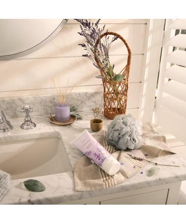 Thymes Lavender Body Scrub - Moisturizing Exfoliator for Skin Care | Versatile Face Foot and Hand Scrub (7 Fl Oz) - Shop Internationally - Buy Online on GoSupps.com