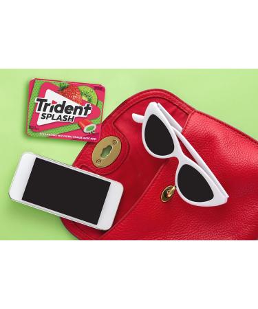 Trident Splash Sugar-Free Gum Strawberry Kiwi Strawberry Kiwi 9 count (Pack of 10) - Buy Online on GoSupps.com