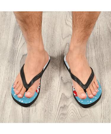 Shop Mnsruu Christmas Snowman Flip Flops - Winter Snow Design for Home Hotel & Spa | XXL Size for Men & Women - Buy Online on GoSupps.com