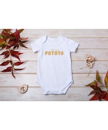 Hippowarehouse Potato Baby Vest Bodysuit (Short Sleeve) for Boys and Girls - Buy Online on GoSupps.com