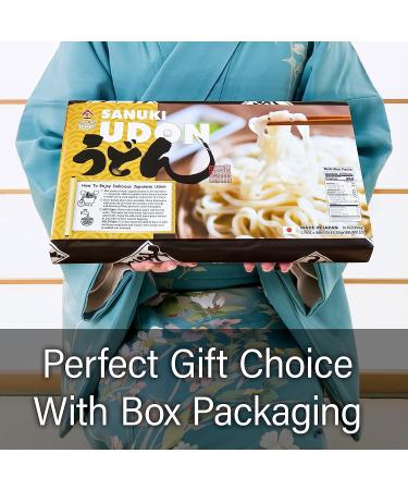 Sanuki Udon Noodle Gift Box - Authentic Japanese Udon - 1.76oz x 18 bundles - Buy Online on GoSupps.com