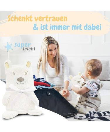 Personalized Babykajo Baby Blanket - 2-in-1 Cuddly Toy & Blanket - Perfect Gift for Boys & Girls - Buy Online on GoSupps.com