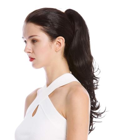 WIG ME UP MKB-30-V-2 Ponytail Hairpiece - Long Wavy Curly Braid - Black/Brown 45 cm | International Shipping Available - Buy Online on GoSupps.com