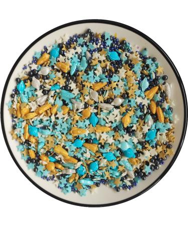 Edible mixed space topics planet sugar streusel galaxy |Rucola dessert sprinkles |Star cake cupcake topper |Pearl cookies decorations |Sugar sprinkles for cake decorations