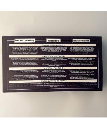 Complete Beard Grooming & Growth Kit for Men - Beard Oil, Wash, Balm, Comb, Brush, Scissors, Shaper, Storage Bag - Father's Day Gift - Buy Online on GoSupps.com