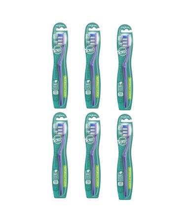 Tom's of Maine Naturally Clean Toothbrush Medium 6-Pack (Packaging May Vary) - Buy Online on GoSupps.com
