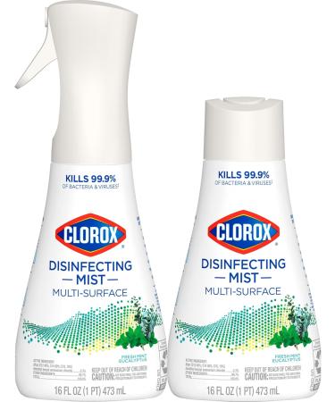 Clorox Disinfecting Mist Eucalyptus Peppermint - 16 oz Spray & Refill | International Shipping Available - Buy Online on GoSupps.com