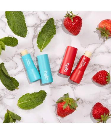 Hello Moisturizing Vegan Lip Balm Unicorn Beeswax Free Petrolatum Free and Parabens Free 0.15 Ounce 1 Pack Sweet Mint 1pk - Buy Online on GoSupps.com