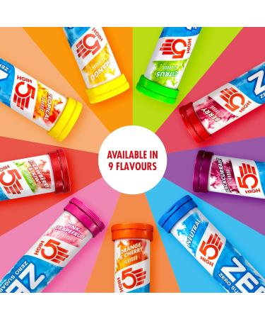 HIGH5 Zero Electrolyte Hydration Tablets with Vitamin C - Mango Flavor (20 Count) - Buy Online on GoSupps.com
