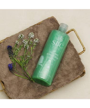 SBC Skincare Aloe Vera & Water Mint Body Wash - 500ml | Refreshing Shower Gel | Shower Gel For Men And Women | Vegan Friendly Body Wash | Cooling Aloe Vera Body Wash - Buy Online on GoSupps.com