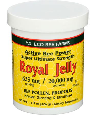 Y.S. Eco Bee Farms Royal Jelly In Honey 625 mg 11.5 oz (326 g)
