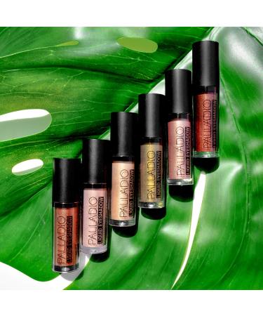 Palladio Liquid Eyeshadow - Long-Lasting Jade Shimmer | Smudge-Proof Formula | 8-Hour Wear - Buy Online on GoSupps.com