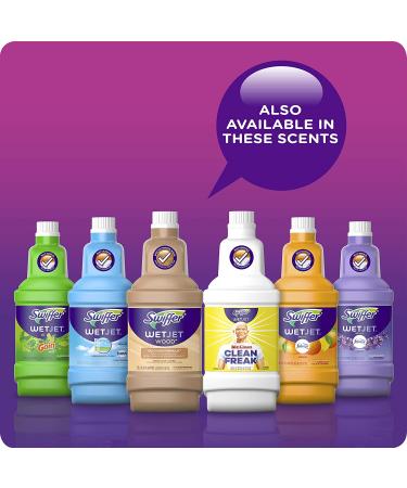 Swiffer Wetjet Hardwood Floor Cleaning Solution Refills - Open Window Fresh Scent - 42.2 Fl Oz (Pack of 2) - Buy Online on GoSupps.com