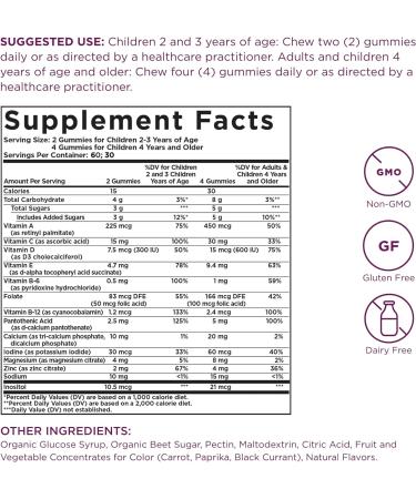 Solgar U-Cubes Children's Multi-Vitamin & Mineral - 120 Gummies (Pack of 2) - Great-Tasting & Non-GMO for Kids 2+ - Gluten-Free - 120 Servings - Buy Online on GoSupps.com