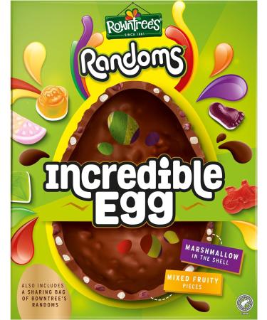 Rowntree's Randoms Incredible Easter Egg - Milk Chocolate with Marshmallow & Fruity Inclusions | 540g - Buy Online on GoSupps.com