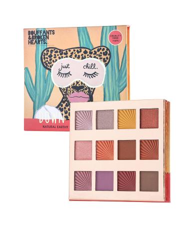 Trendy Eyeshadow Palette from B&BH | 12 Colors | Giftable Eye Makeup Down to Earth Palette