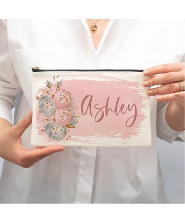Bridesmaid Proposal Gifts - Personalized Makeup Bags for Women - Set of 5 - Monogrammed Cosmetic Pouches - Custom Cosmetic Bags in 9 Colors - Buy Online on GoSupps.com
