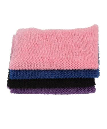 Exfoliating Washcloth Towel - Body Scrubber Exfoliator Body Scrubber Washcloth Towel Exfoliating Shower Towel African Net Sponge