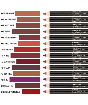 Radiant Professional Softline Waterproof Lip Pencil (22 HEATHER) - Non-Transfer Long Lasting Ultra Creamy Lip Liner with Vitamin E for Defined Lips - Buy Internationally - Buy Online on GoSupps.com