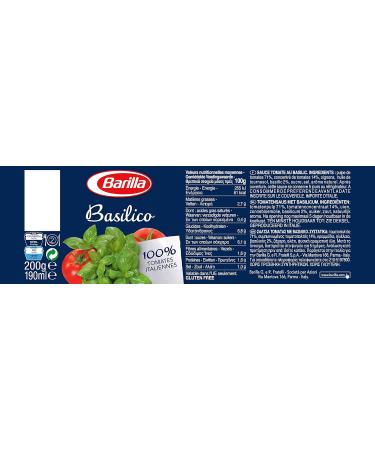 Barilla Tomato Cherry Basilico Sauce 200 g - Pack of 4 - Buy Online on GoSupps.com