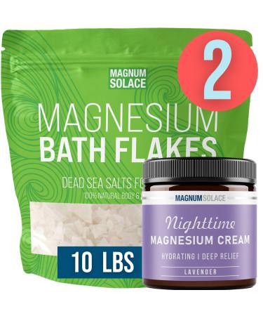 Pure Magnesium Flakes & Cream (2 Item Bundle)