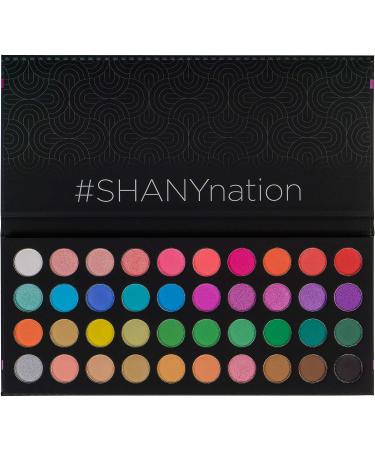 SHANY Boutique 40-Color Neon Eyeshadow Palette | Highly Pigmented, Long-Lasting Matte & Shimmer Shadows - Buy Online on GoSupps.com