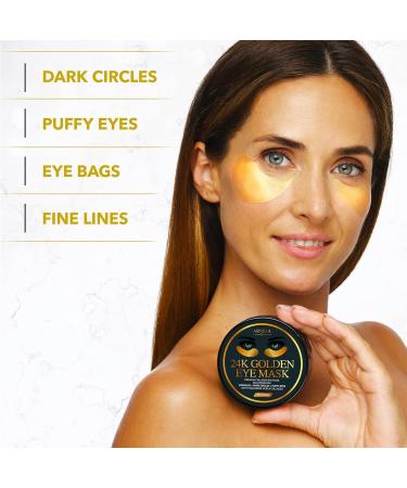 Under Eye Mask for Dark Circles and Puffiness Eye Bags Wrinkles Under Eye Patches for Puffy Eyes with Collagen - Skincare Eye Patch Treatment Masks for Women and Men - Under Eye Gel Pads - Buy Online on GoSupps.com