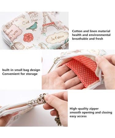 Shop Fanny 2-Piece Tampons Bag - Women's Zipper Storage & Coin Bag - Stylish Multicolored Design for International Shipping - Buy Online on GoSupps.com